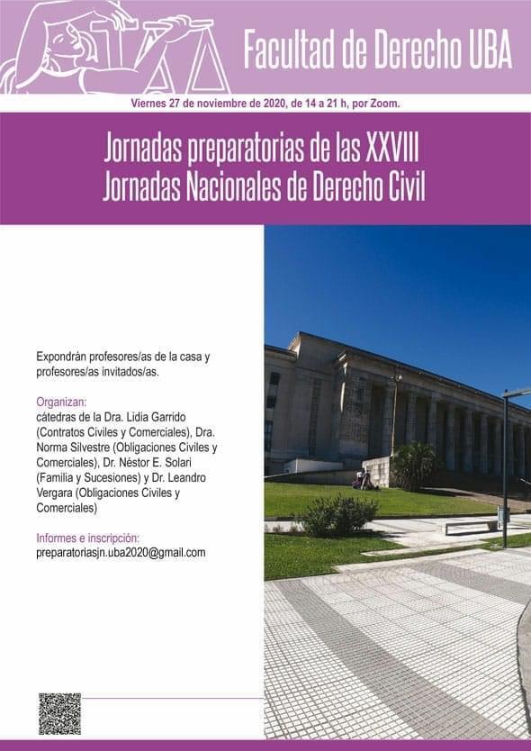 JORNADAS PREPARATORIAS DE LAS XXVIII JORNADAS NACIONALES DE DERECHO CIVIL